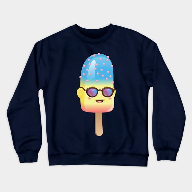 Sunny Ice Cream Crewneck Sweatshirt by OlyaYang